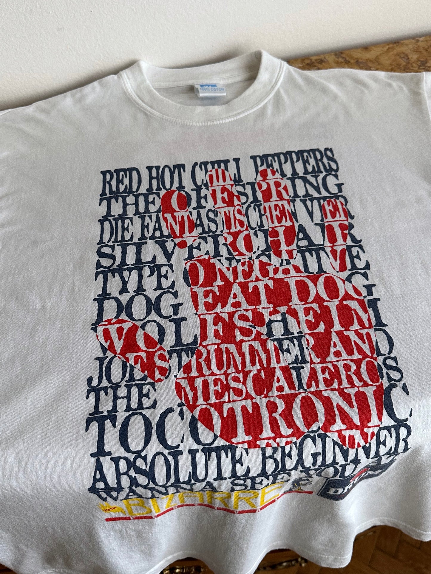 1999 Bizarre festival 90s t shirt tee band t shirt vintage 1990s 90年代 ユーロ古着 ヨーロッパ古着