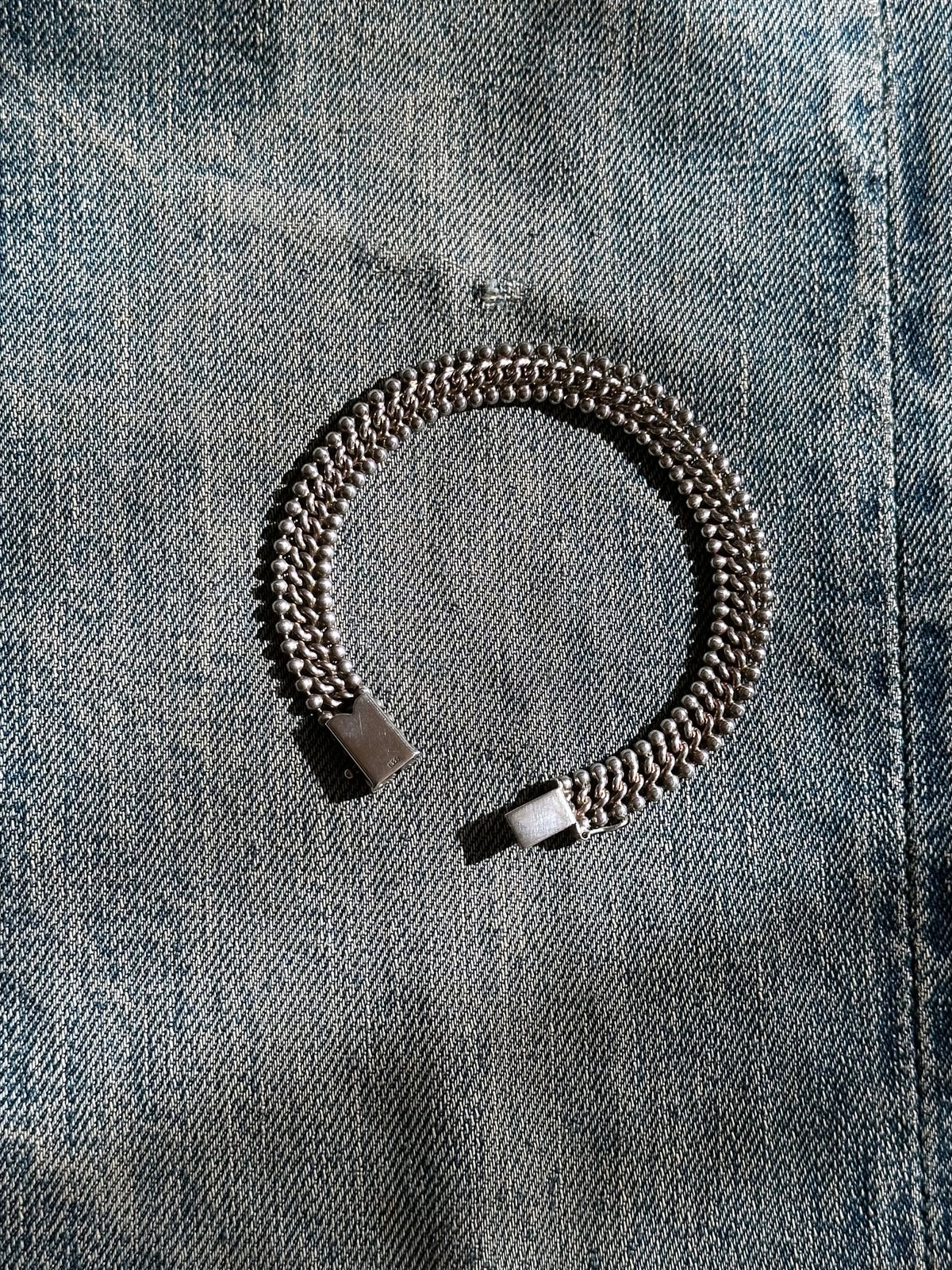 Weaving band bracelet Ag835