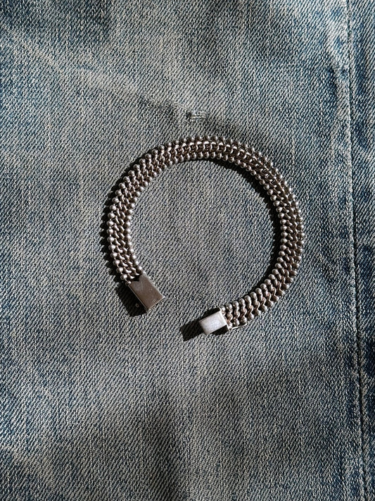 Weaving band bracelet Ag835