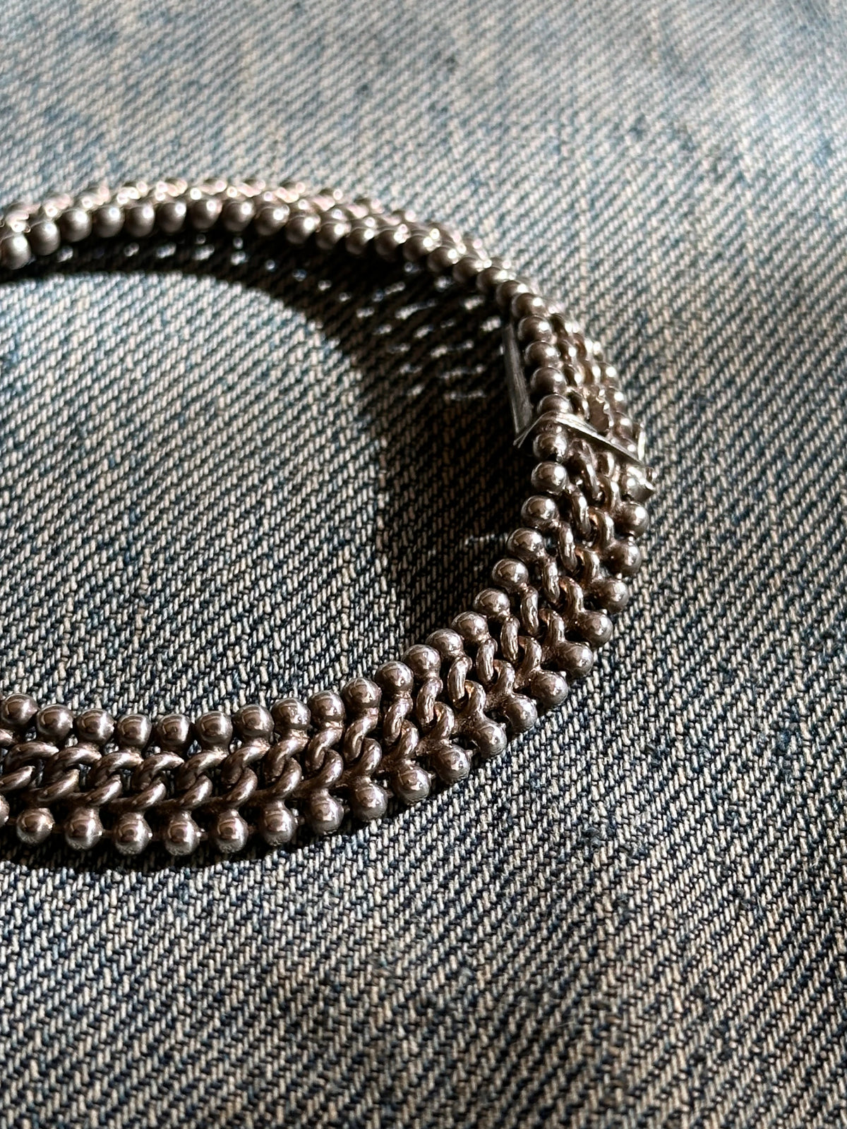 Weaving band bracelet Ag835