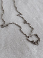 tiny silver chain necklace - simple link