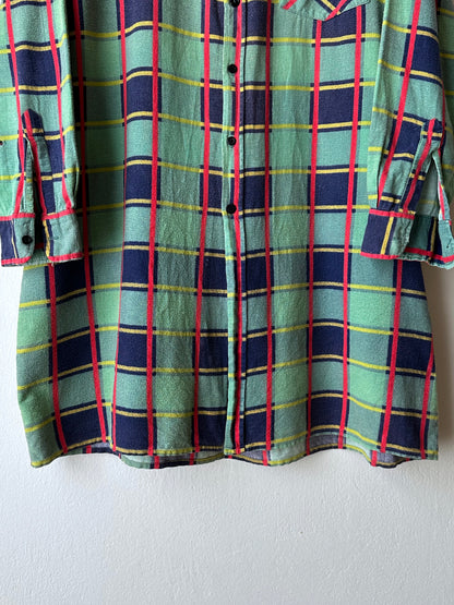 Pair of 90s Cotton shirts - XL