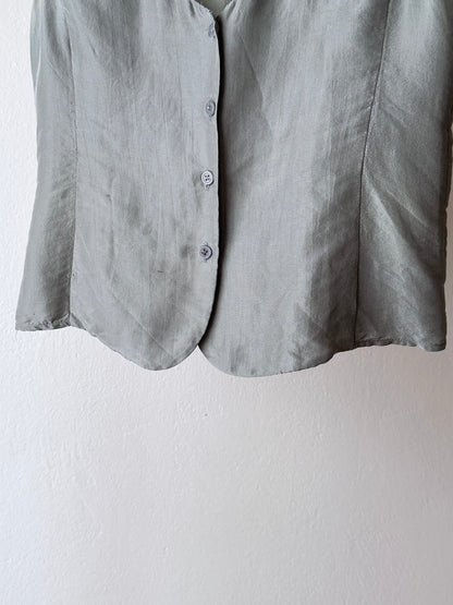 Emporio Armani silk in grigio