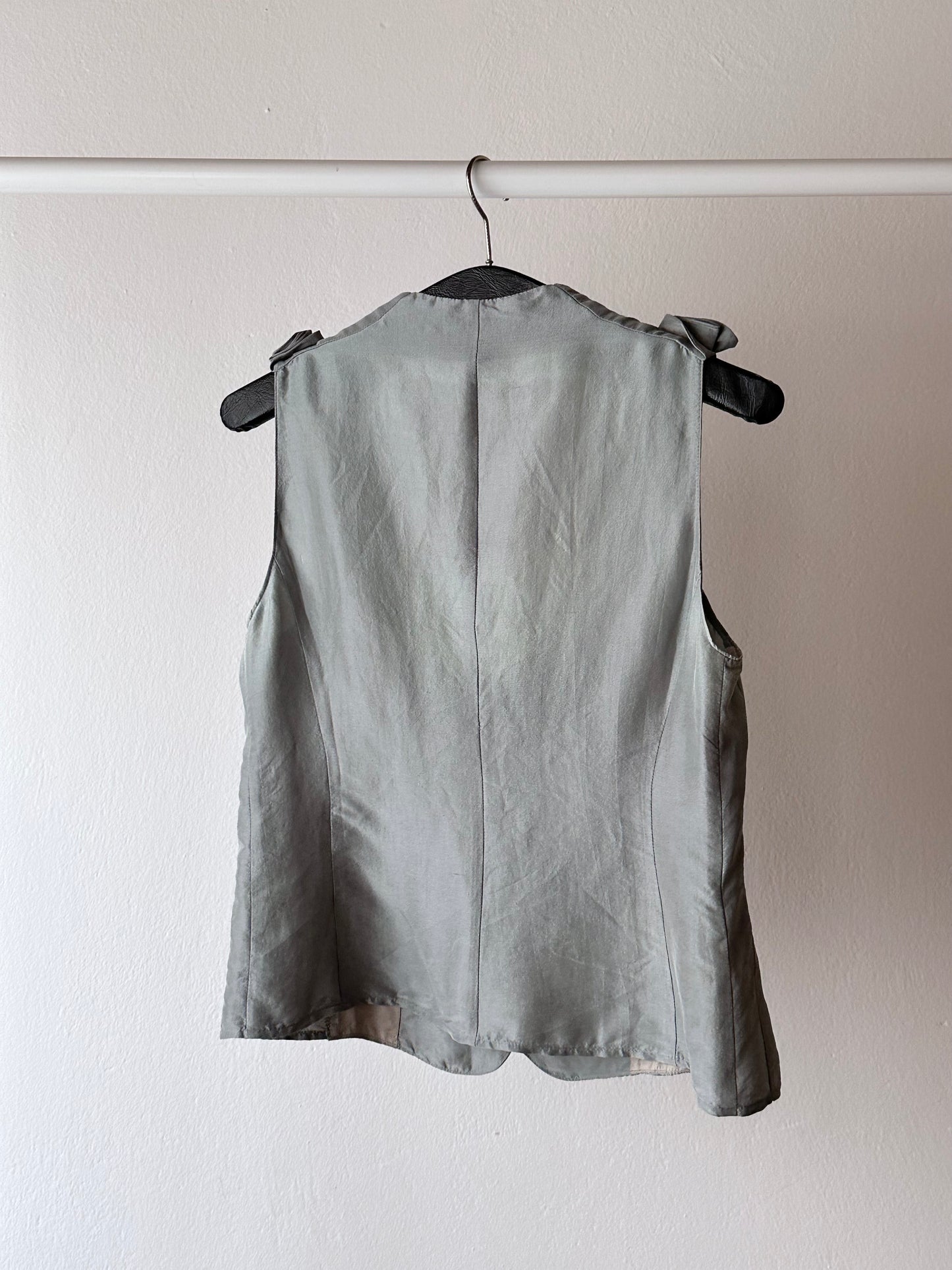 Emporio Armani silk in grigio