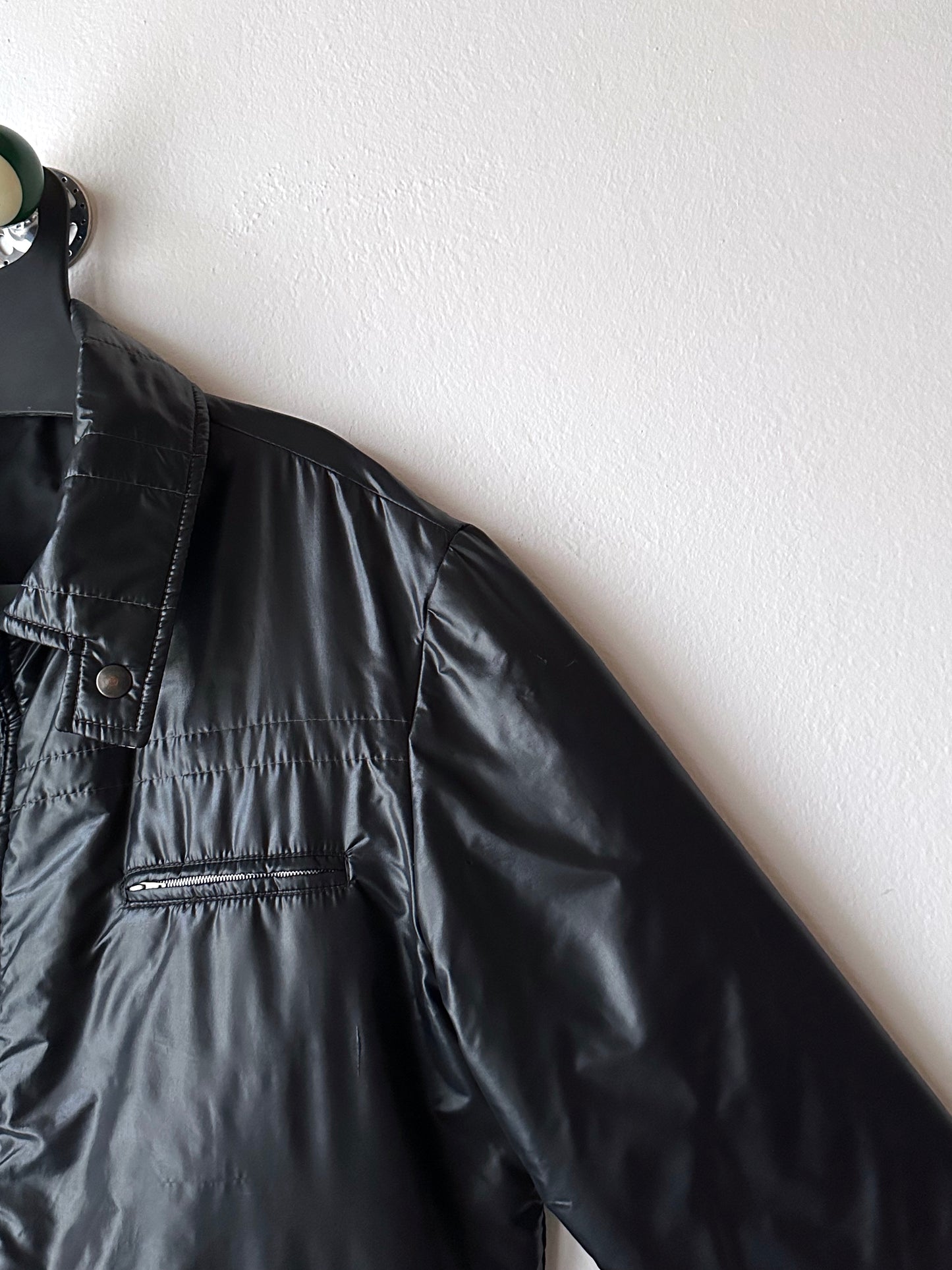 1970s Black padded jacket, Yugoslavia