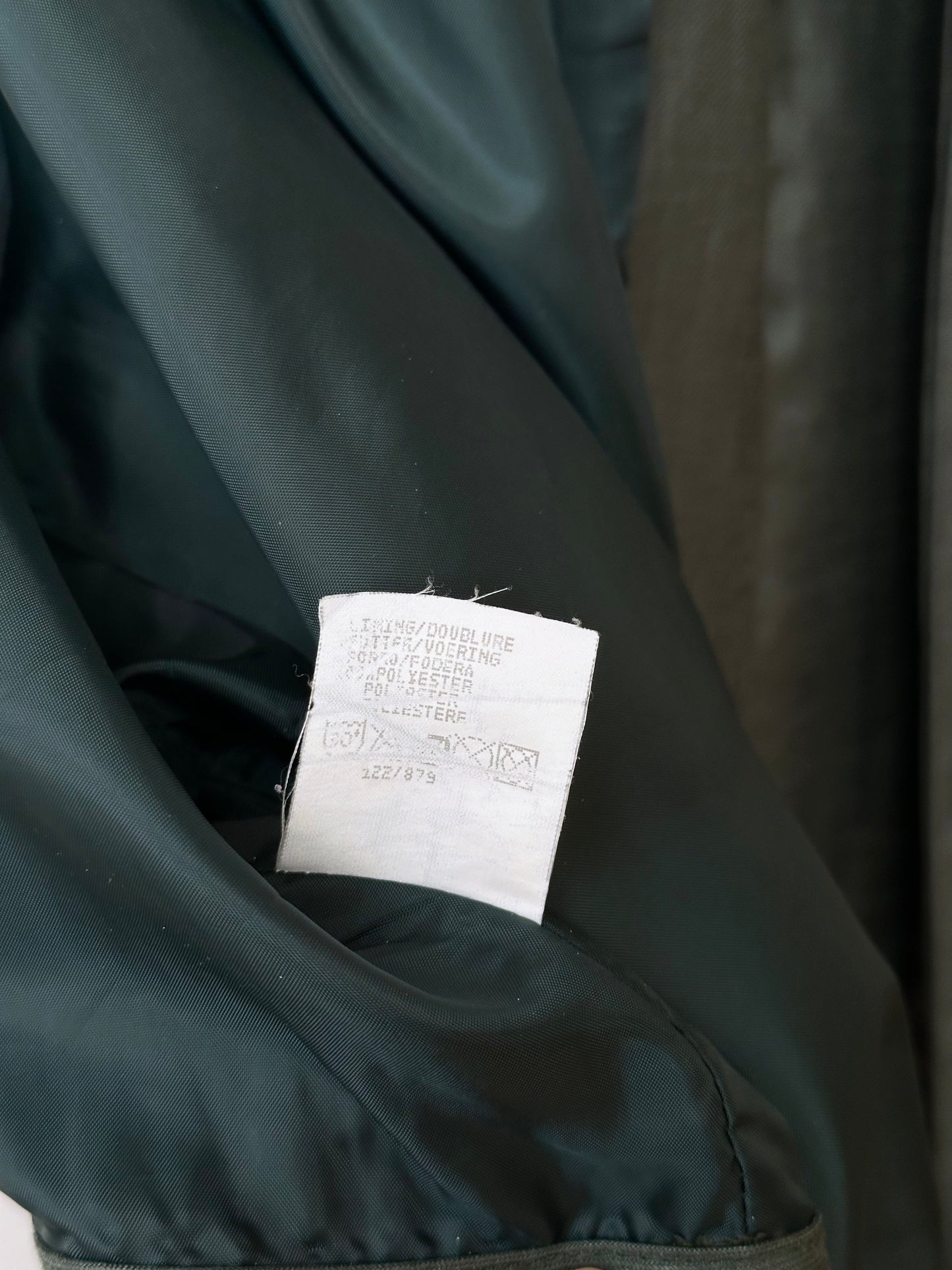 Ramie forest green spring coat