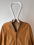 70s Italy leather suède jkt
