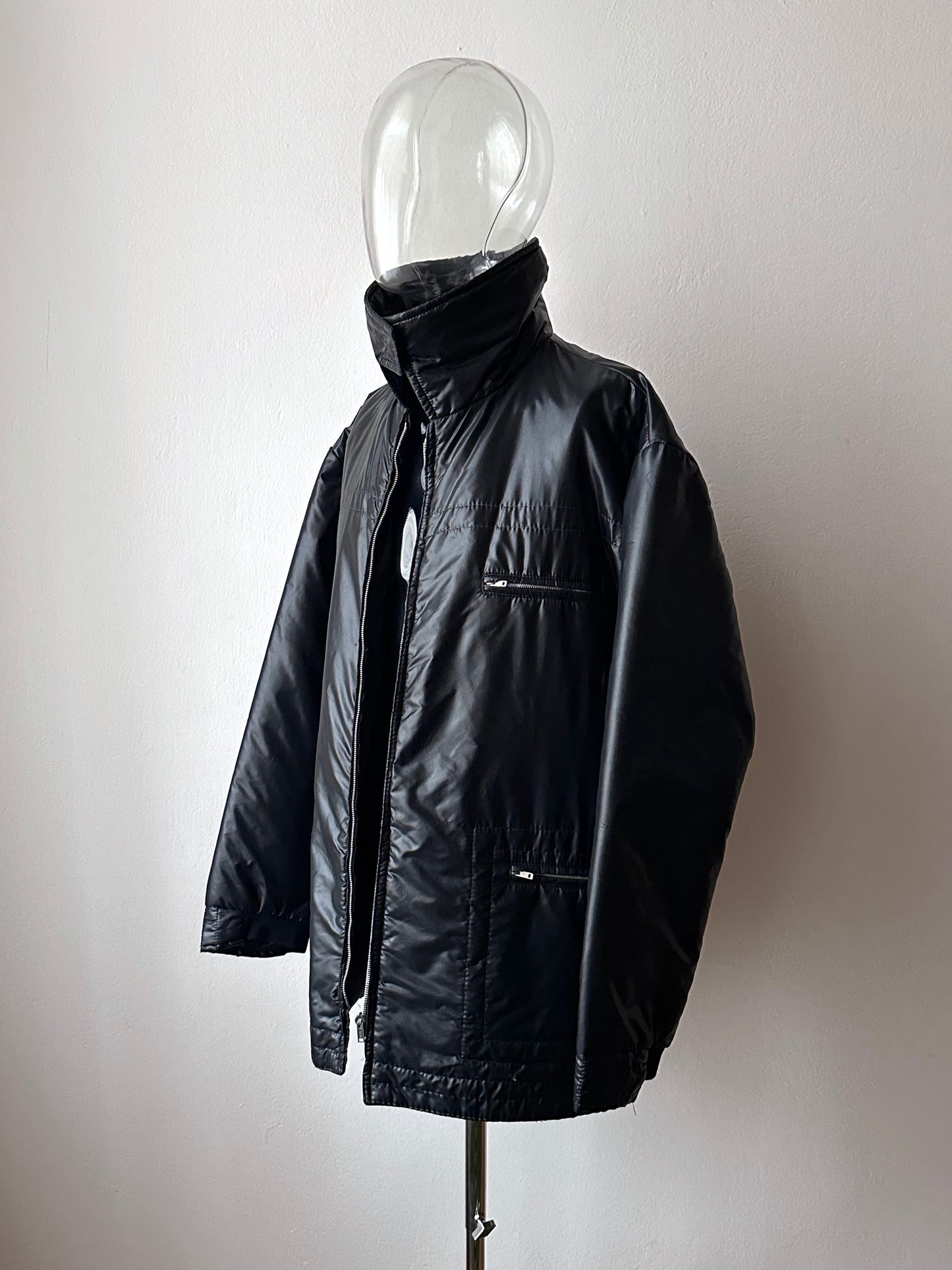 1970s Black padded jacket, Yugoslavia