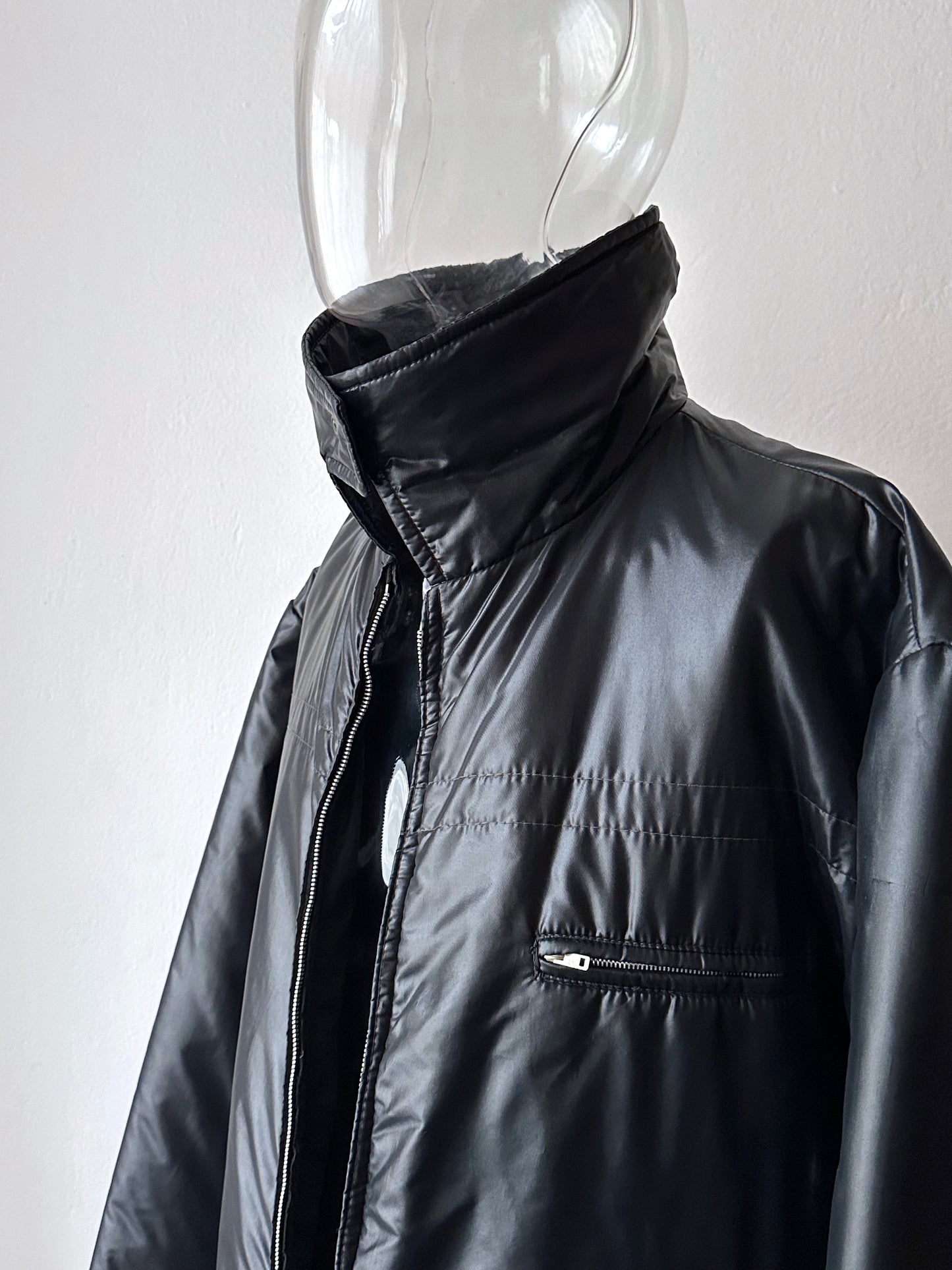 1970s Black padded jacket, Yugoslavia