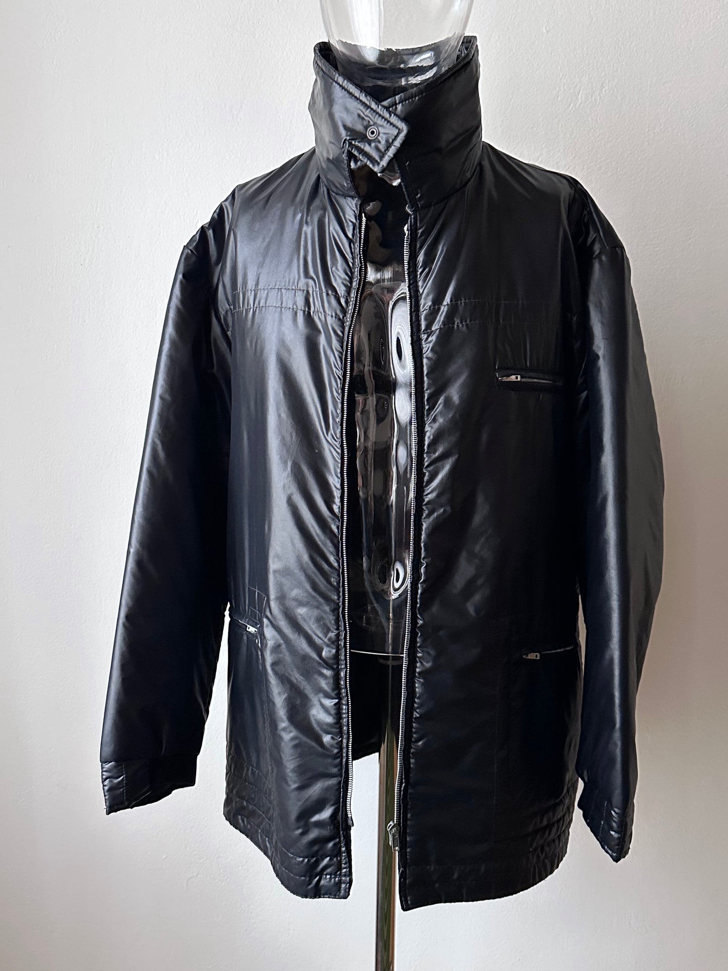 1970s Black padded jacket, Yugoslavia