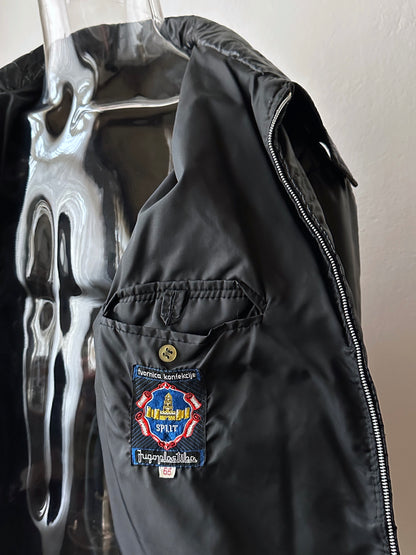 1970s Black padded jacket, Yugoslavia