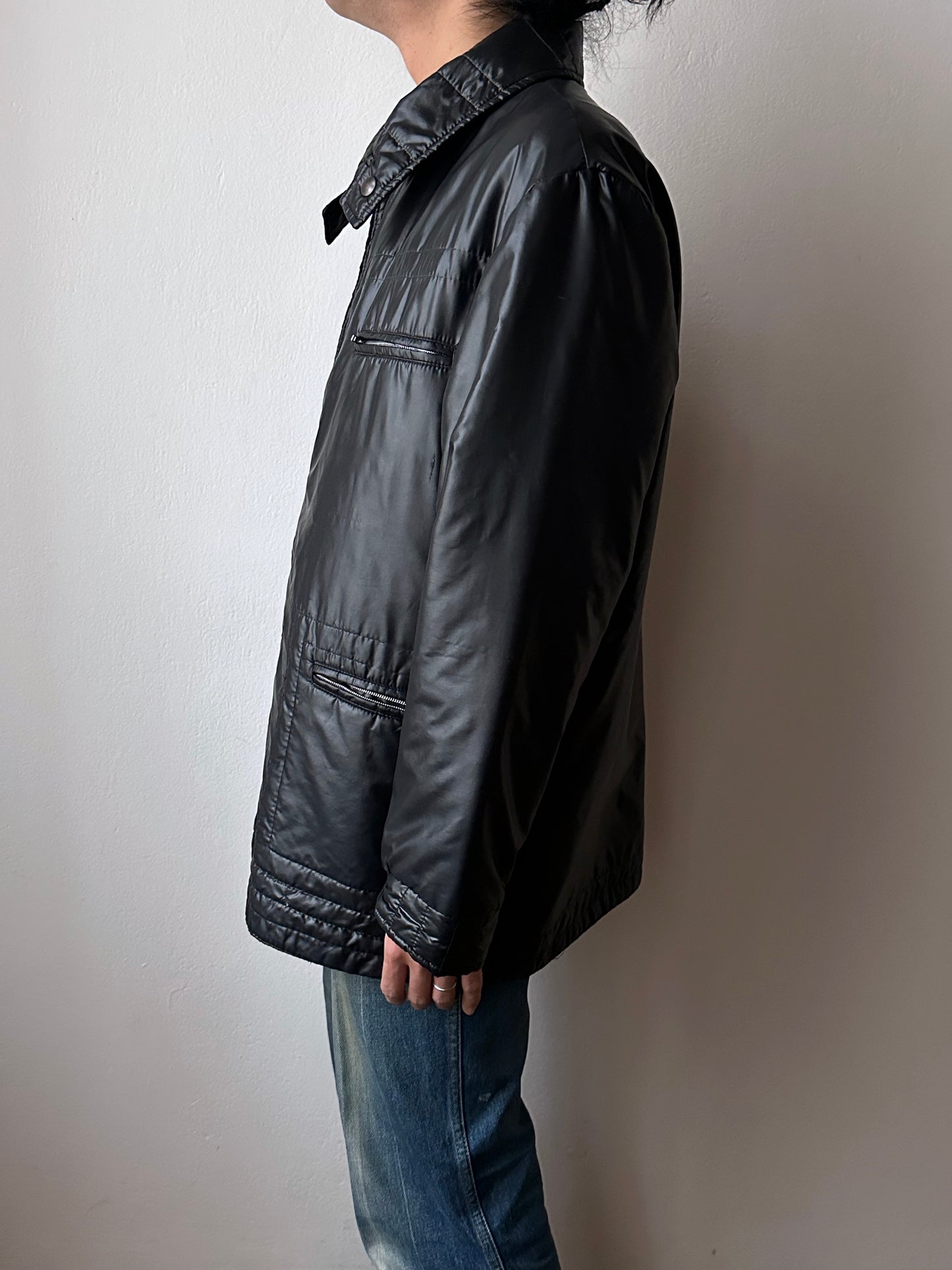 1970s Black padded jacket, Yugoslavia