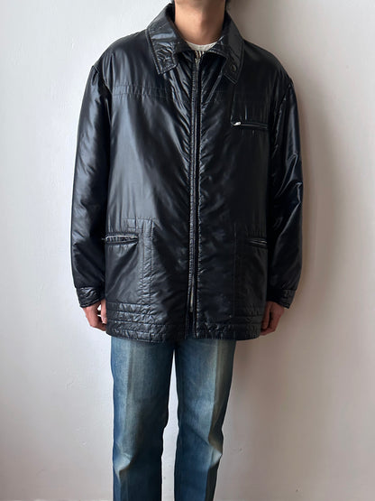 1970s Black padded jacket, Yugoslavia