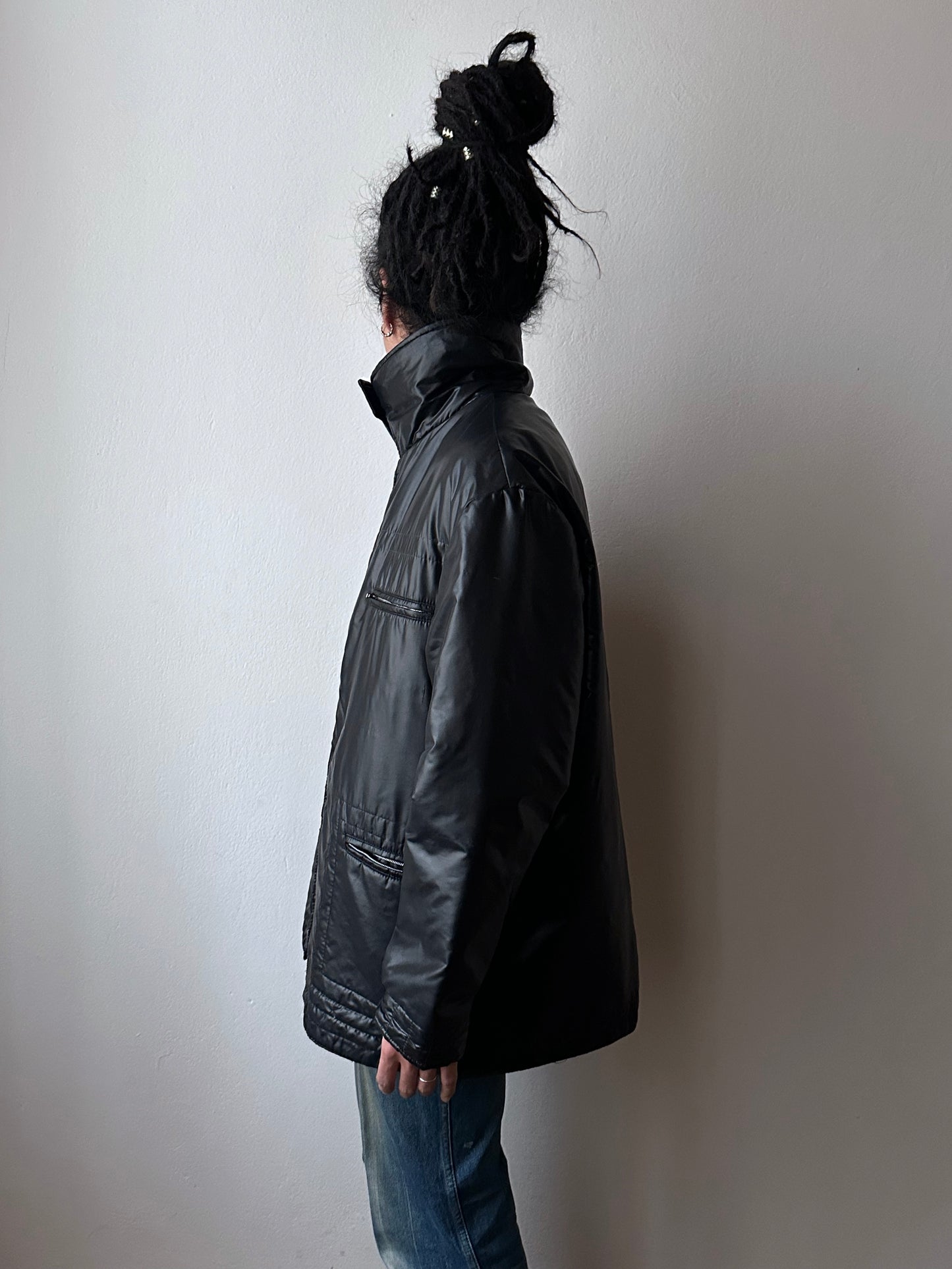 1970s Black padded jacket, Yugoslavia