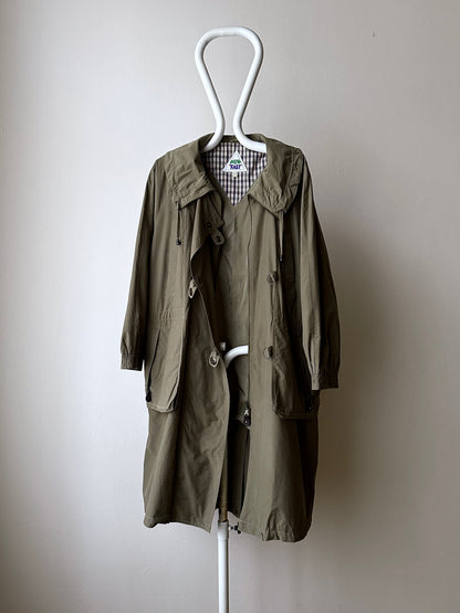 90s cotton/nylon coat