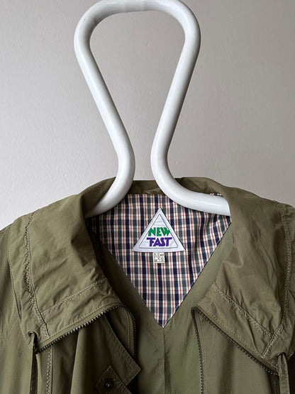 90s cotton/nylon coat