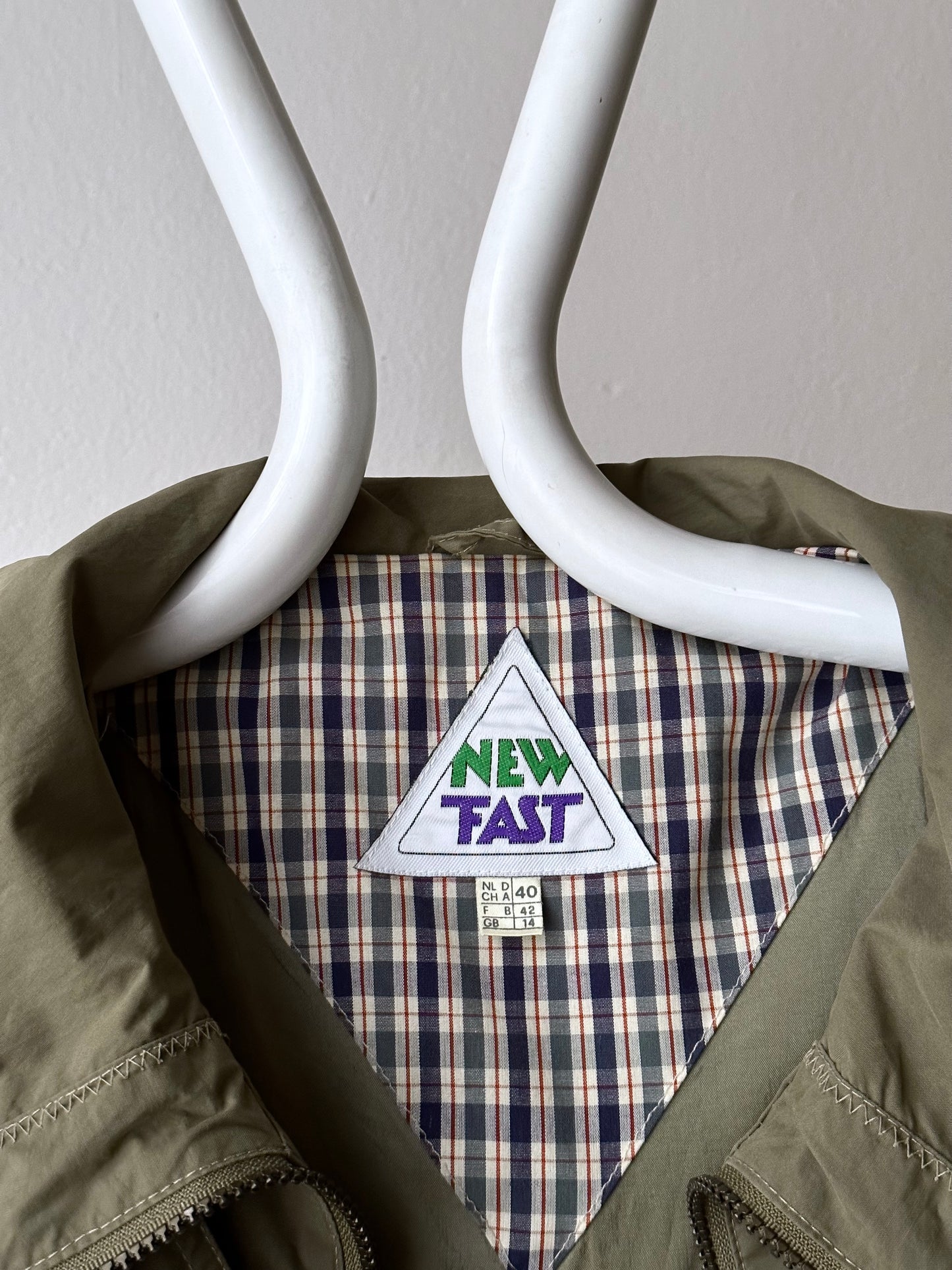 90s cotton/nylon coat