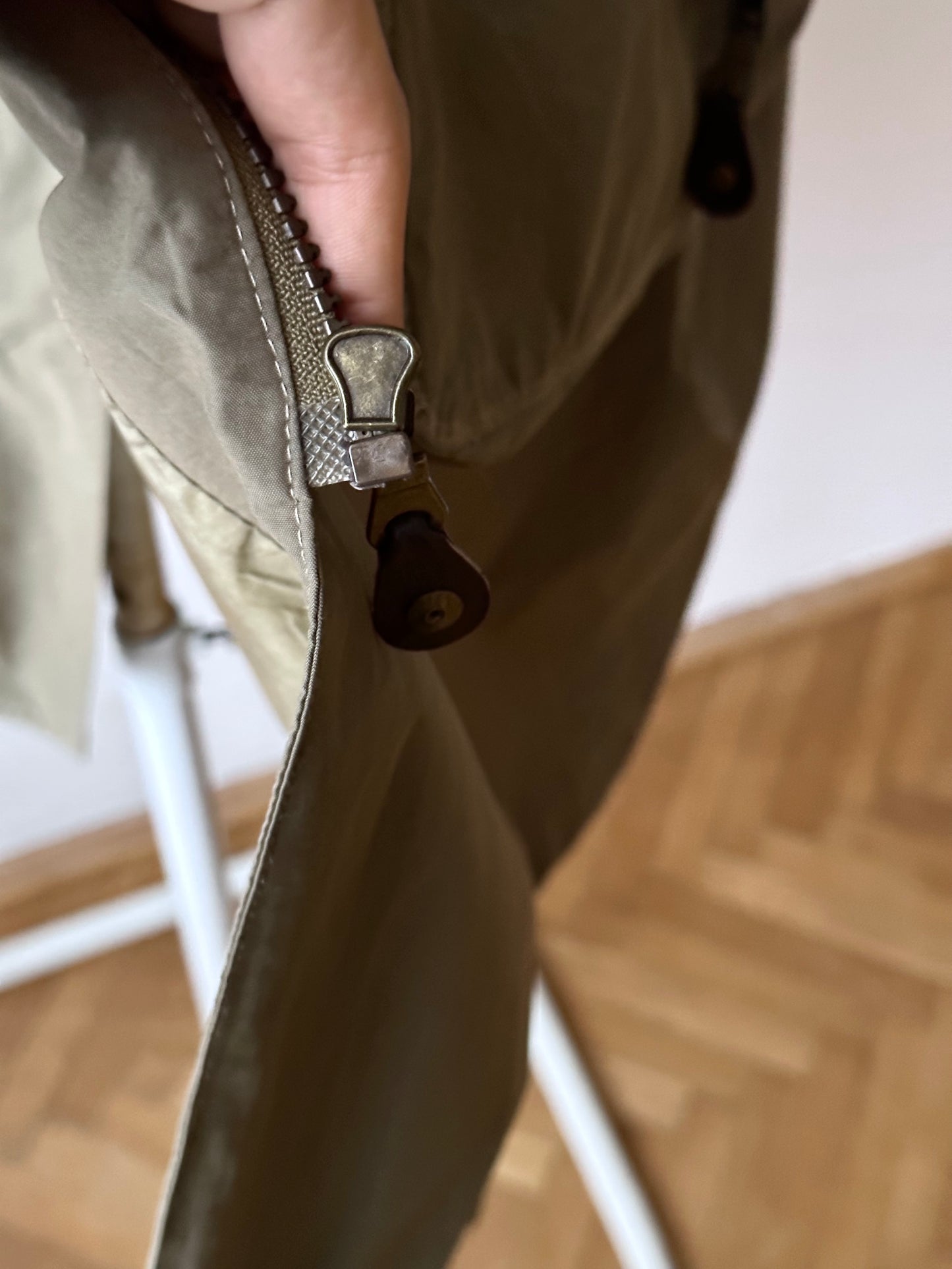 90s cotton/nylon coat