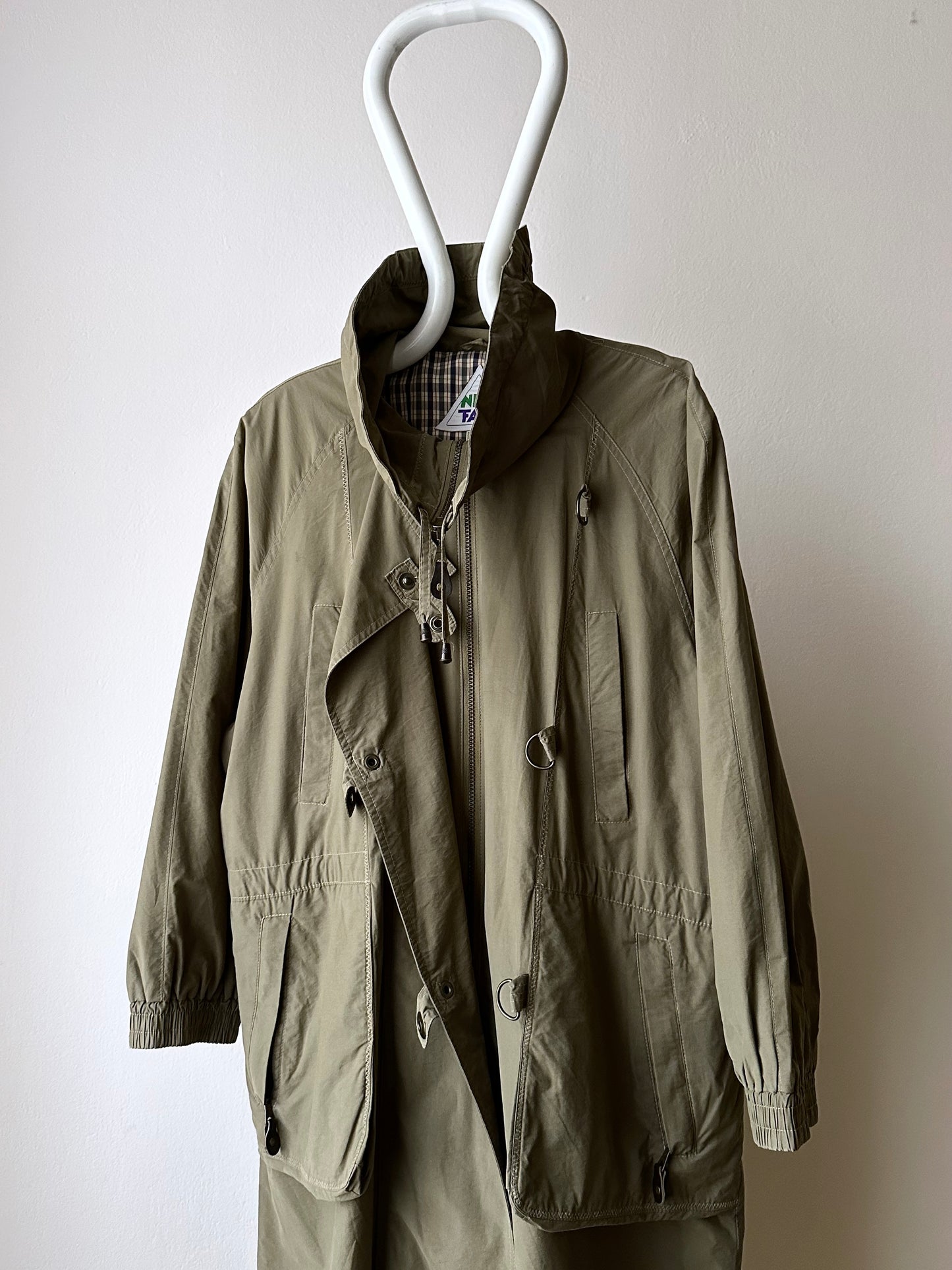 90s cotton/nylon coat