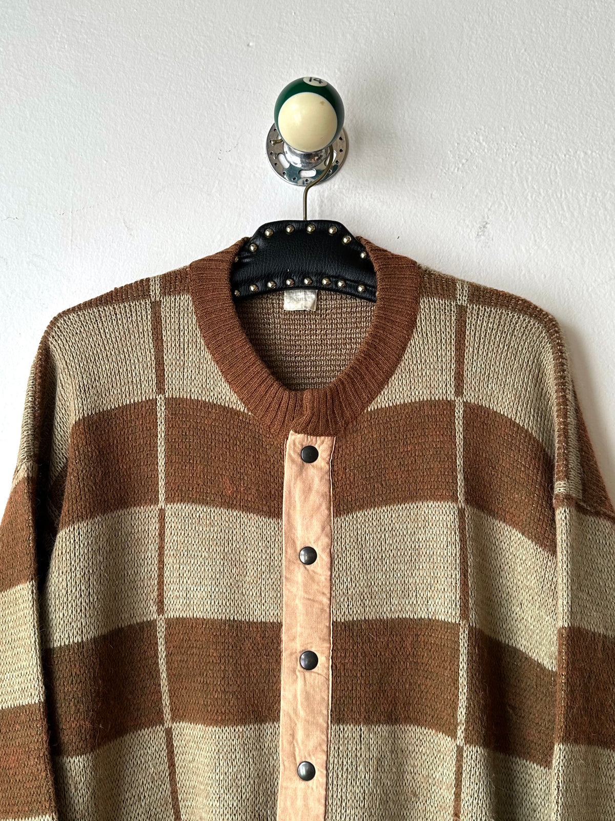 1980s Italian Alpaca blend knit jacket