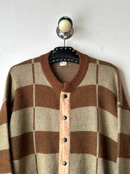 1980s Italian Alpaca blend knit jacket