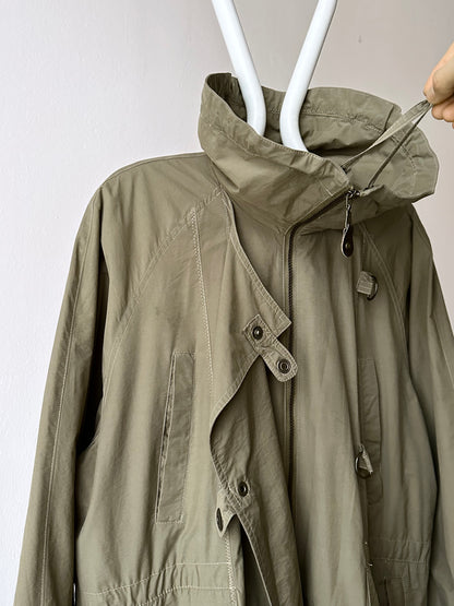 90s cotton/nylon coat