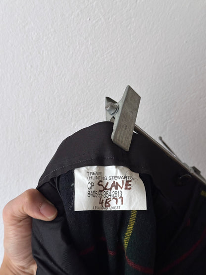 1980s British hunting check trousers - w25-33