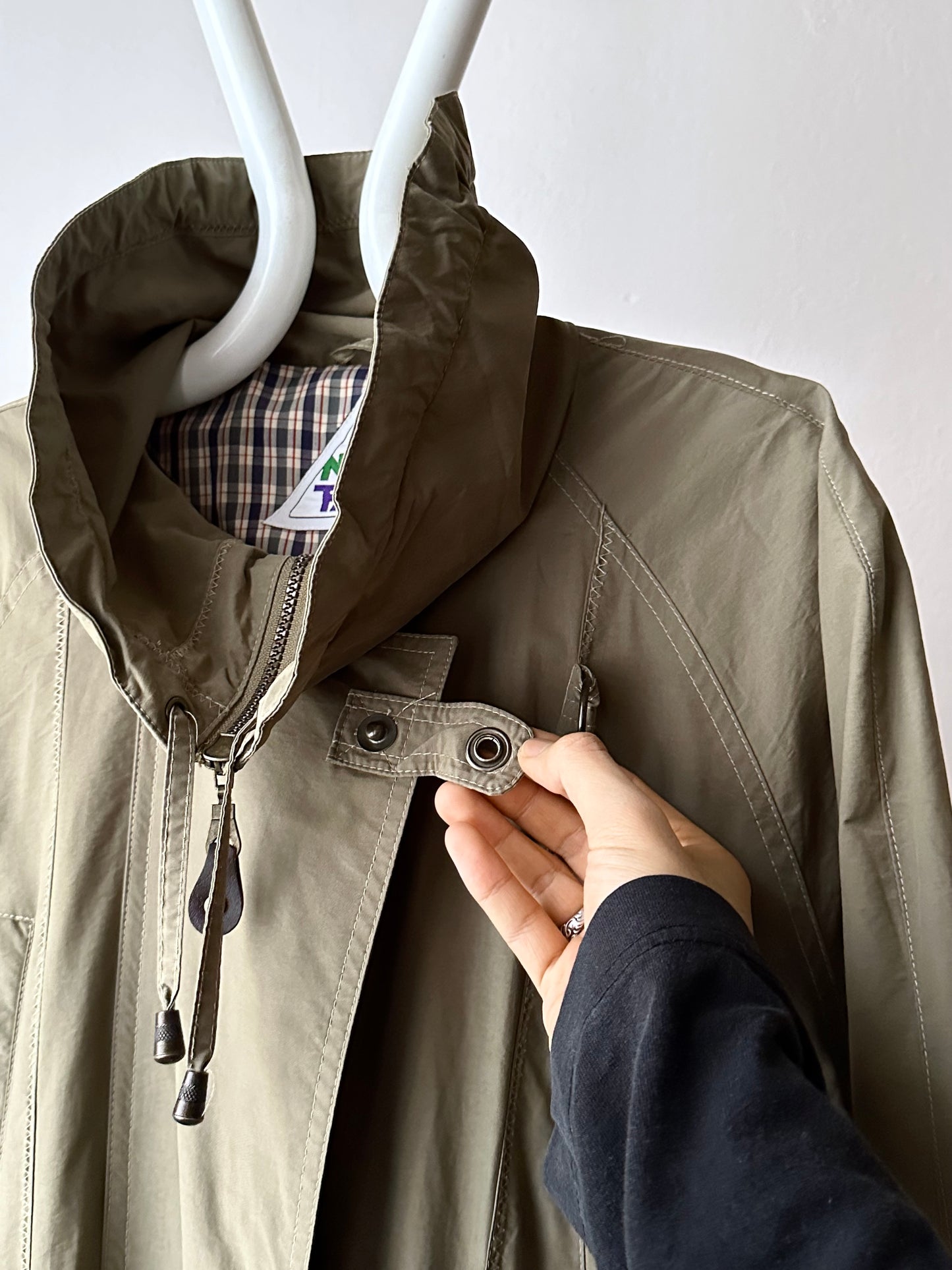 90s cotton/nylon coat