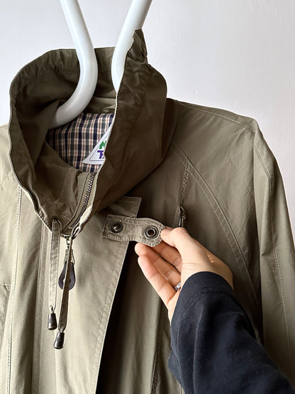 90s cotton/nylon coat