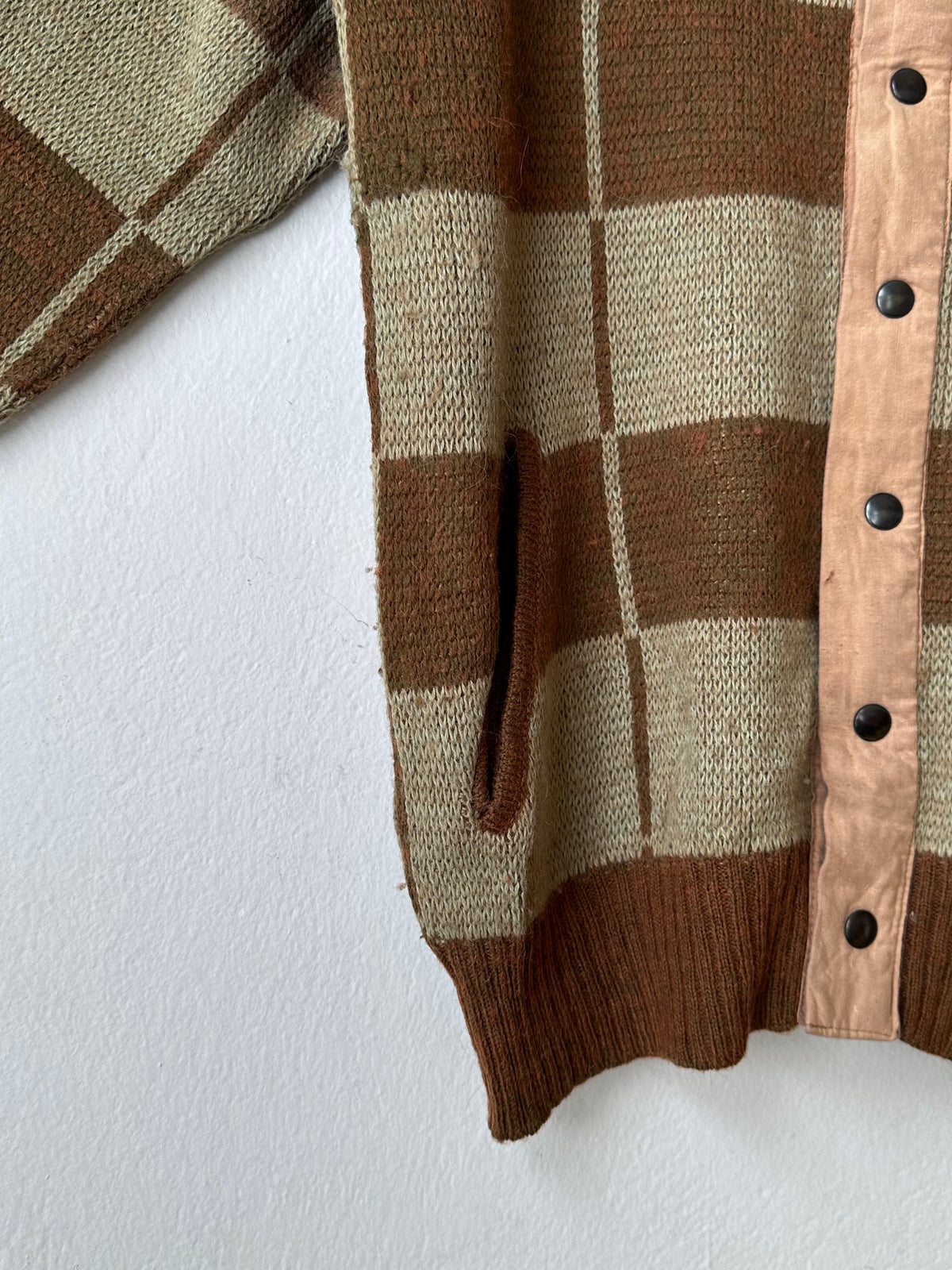 1980s Italian Alpaca blend knit jacket
