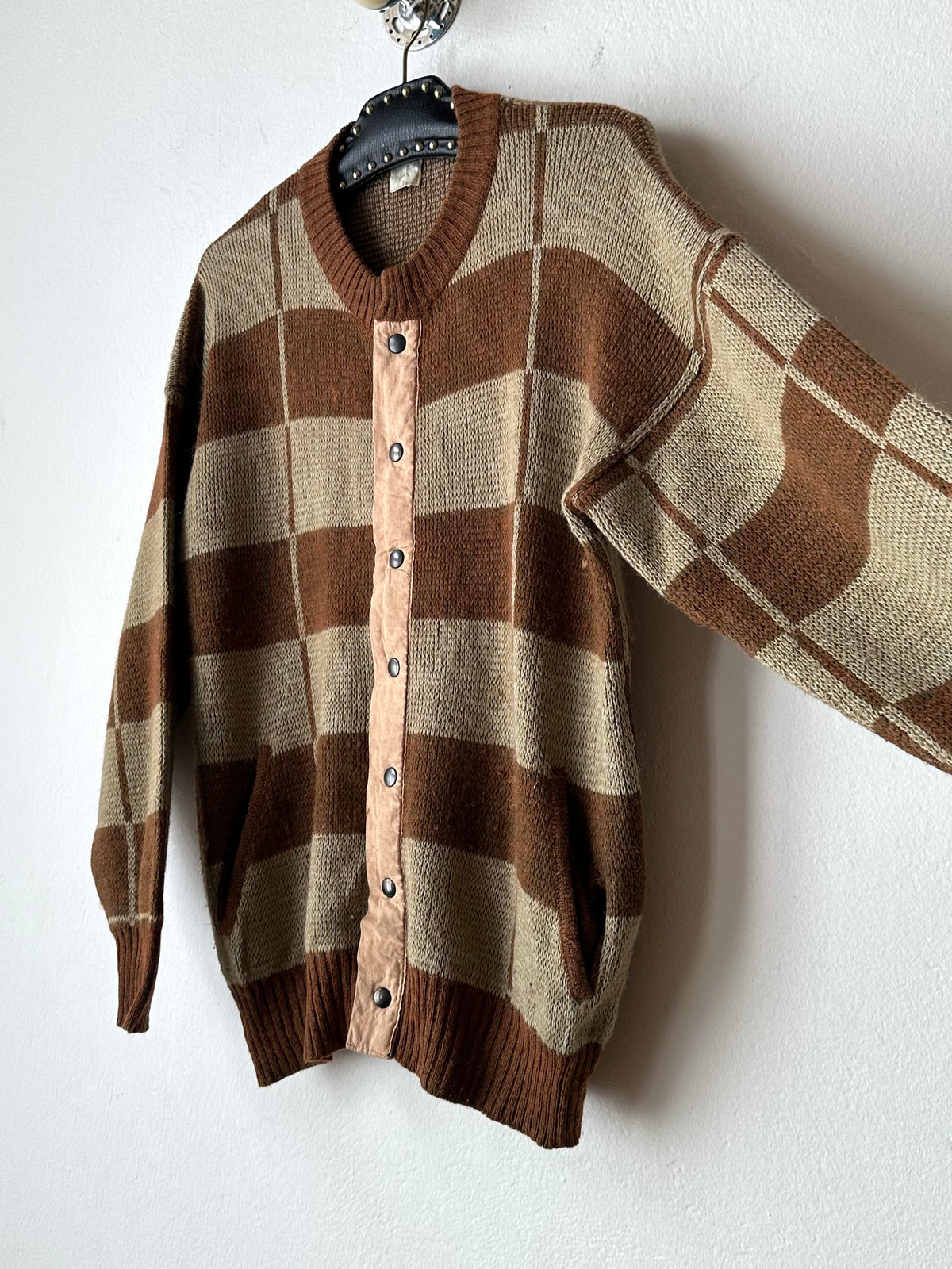 1980s Italian Alpaca blend knit jacket