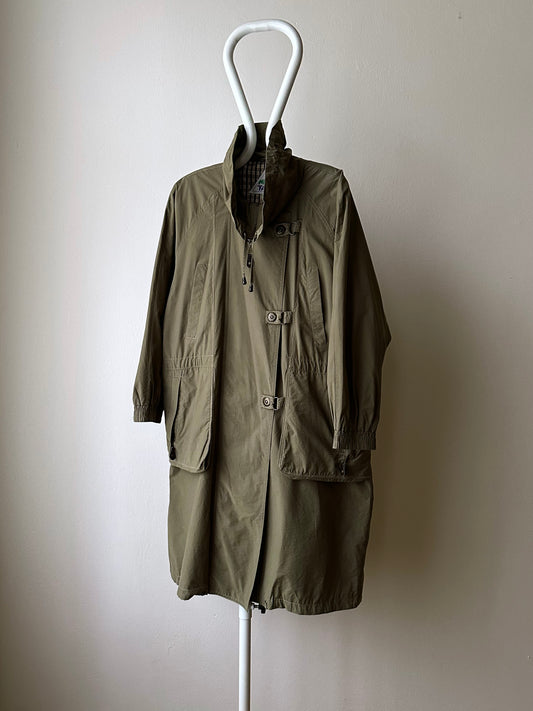 90s cotton/nylon coat