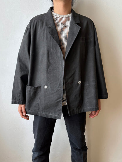 1990s Black cotton jacket