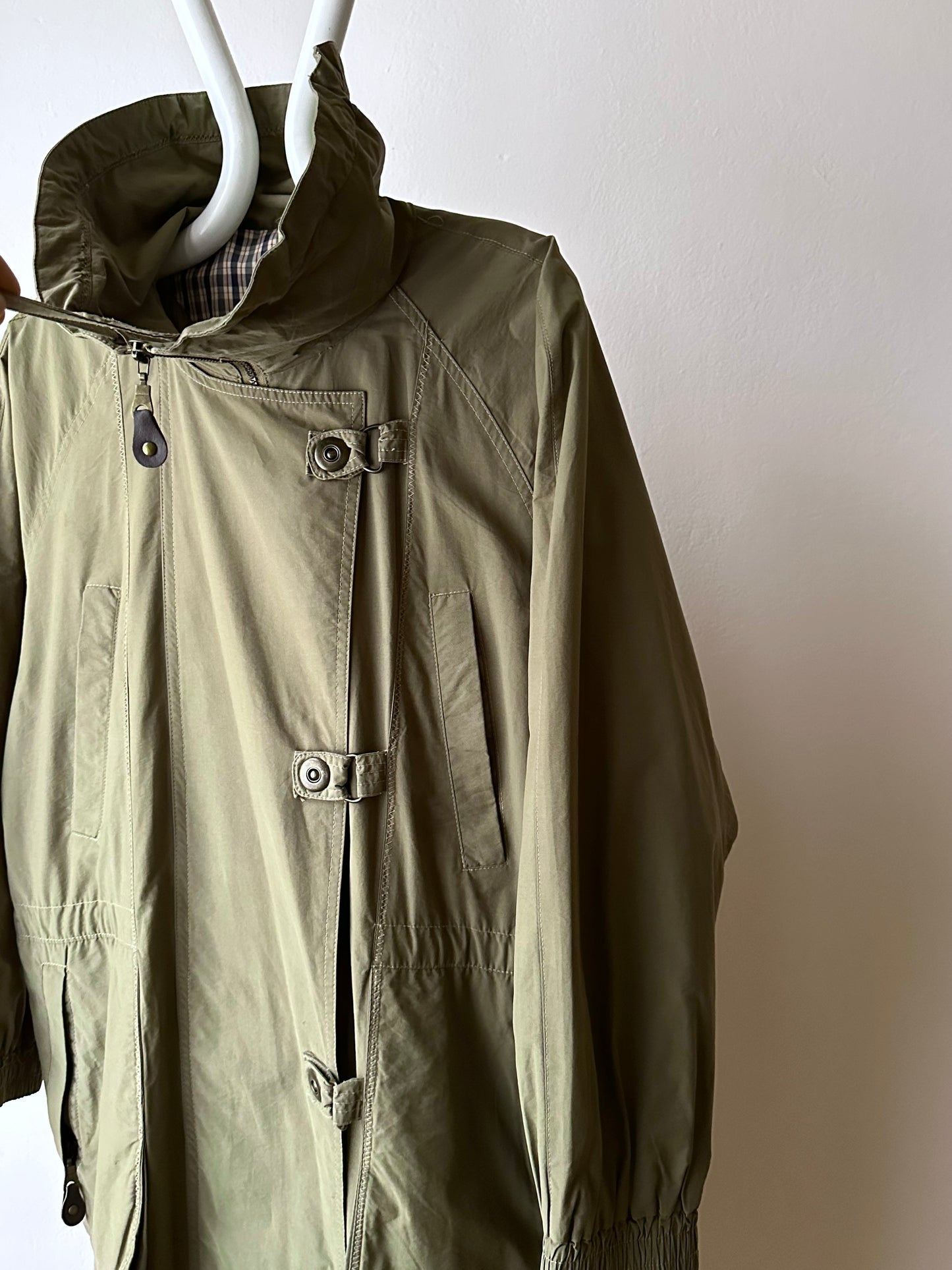 90s cotton/nylon coat