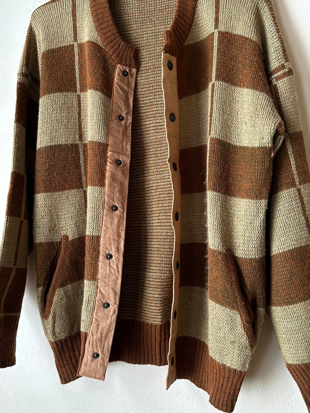 1980s Italian Alpaca blend knit jacket