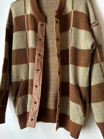 1980s Italian Alpaca blend knit jacket