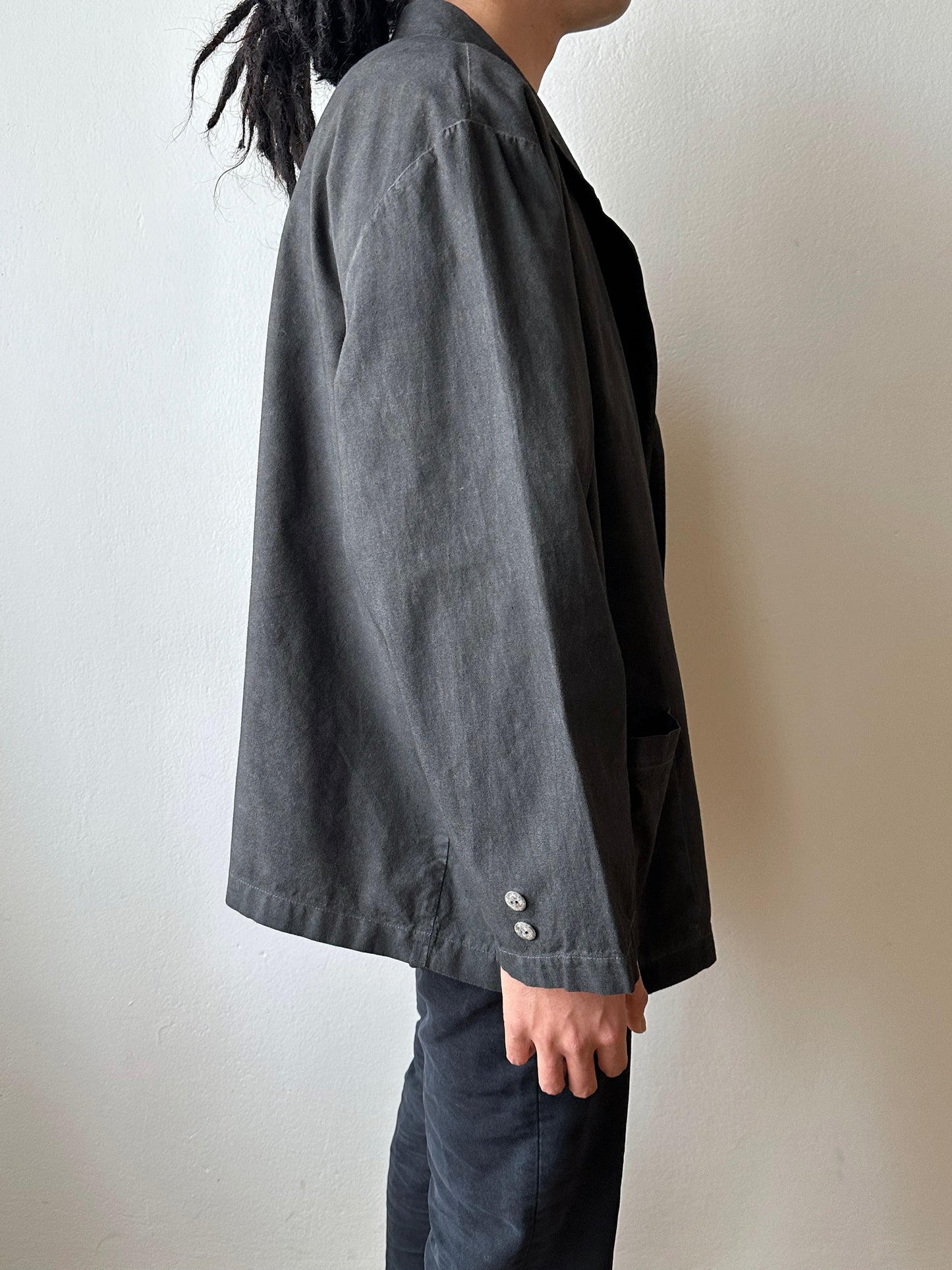1990s Black cotton jacket