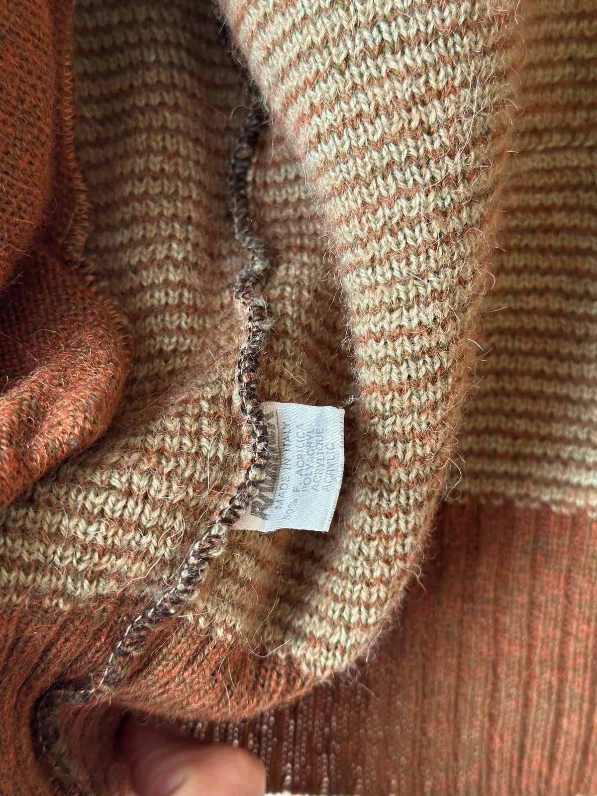 1980s Italian Alpaca blend knit jacket