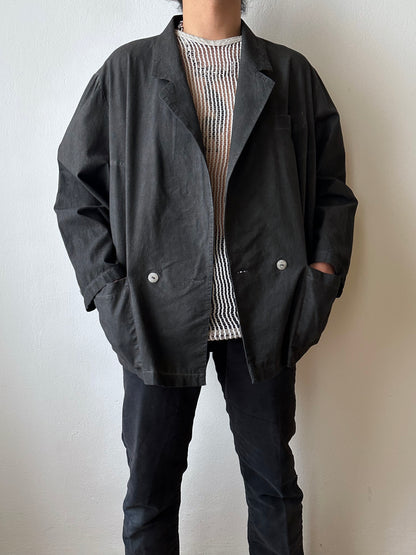 1990s Black cotton jacket