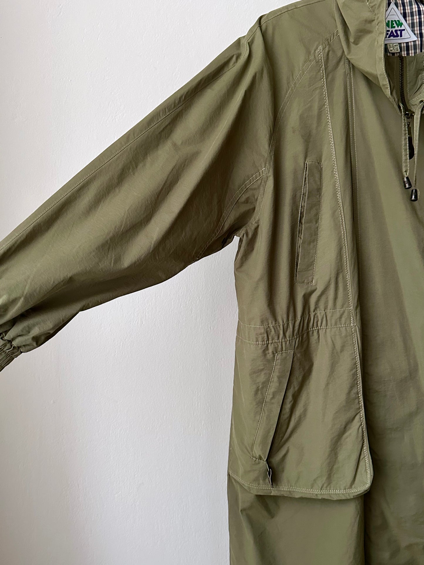 90s cotton/nylon coat
