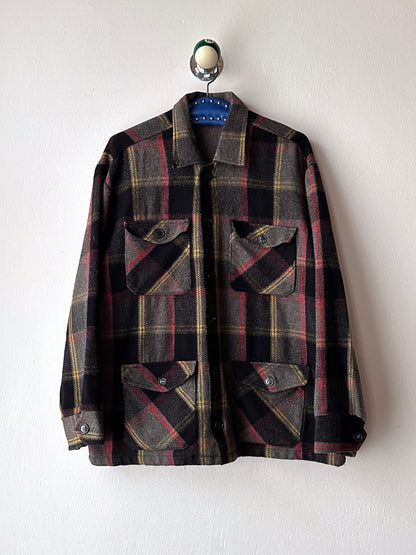 1970s wool check jacket