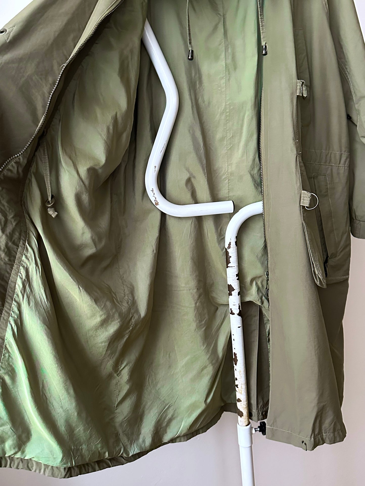 90s cotton/nylon coat