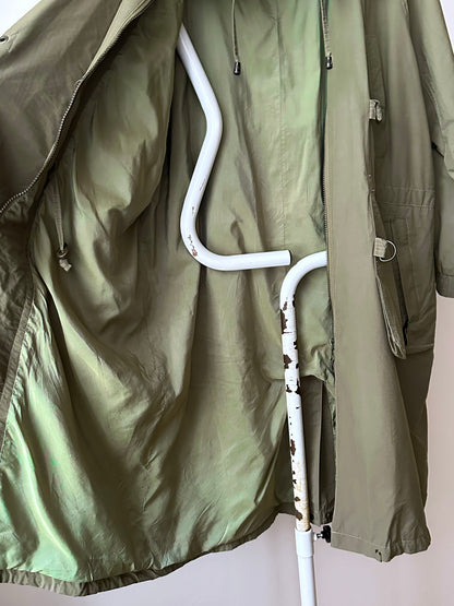 90s cotton/nylon coat