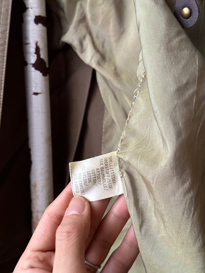 90s cotton/nylon coat