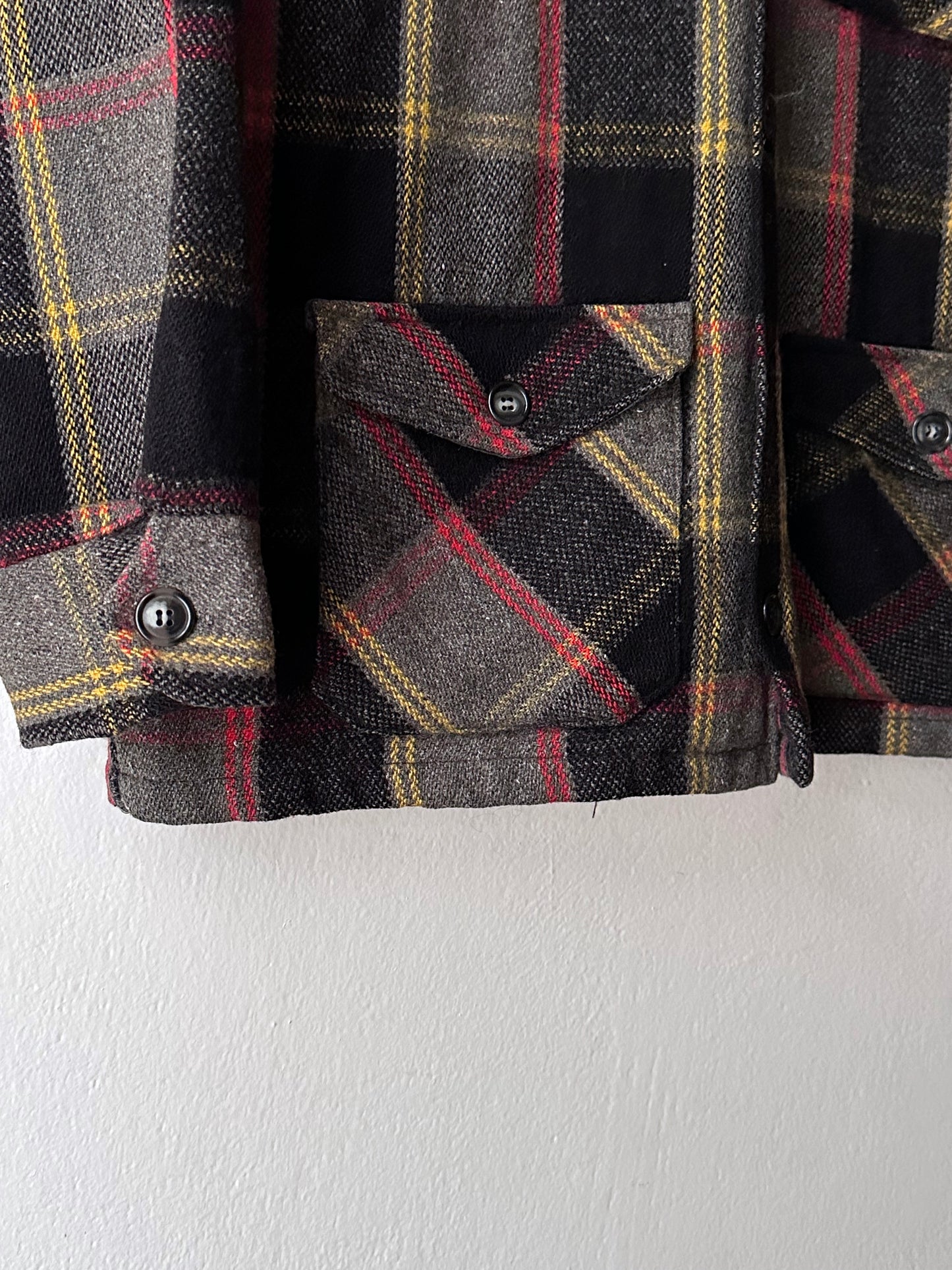 1970s wool check jacket