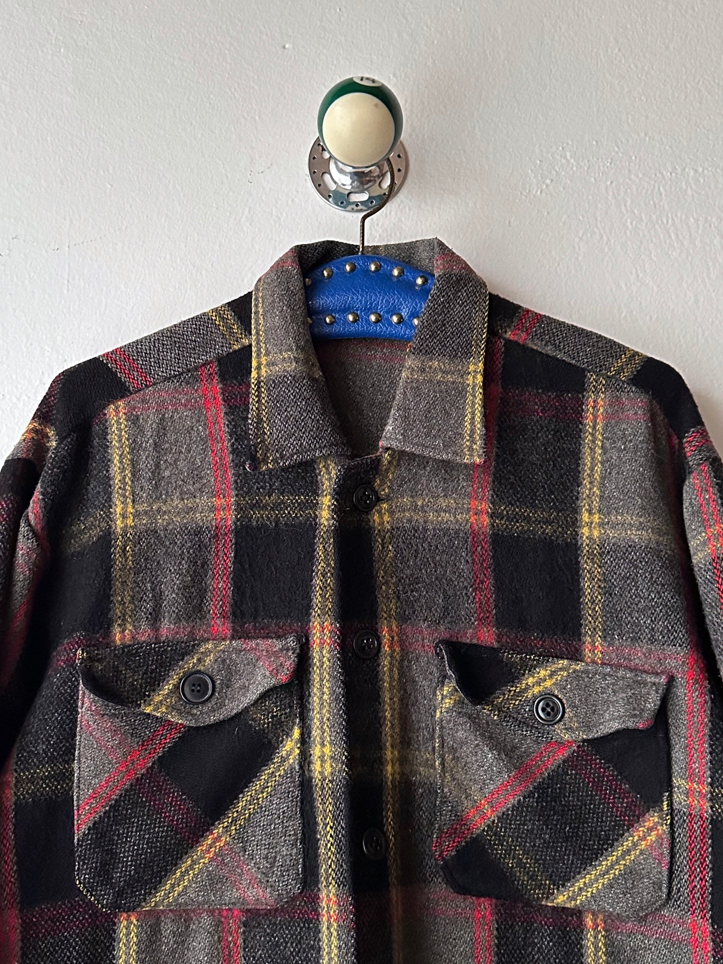 1970s wool check jacket