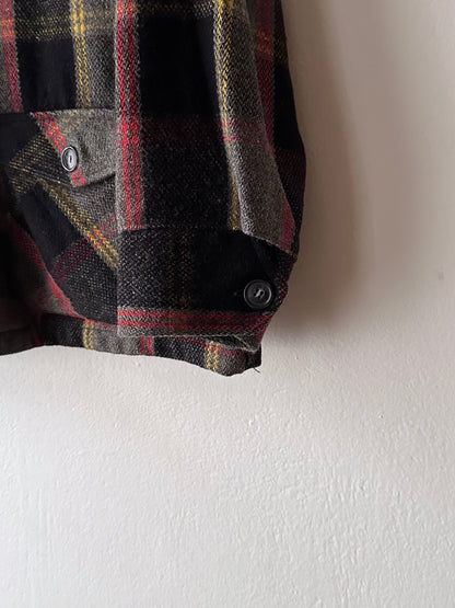 1970s wool check jacket