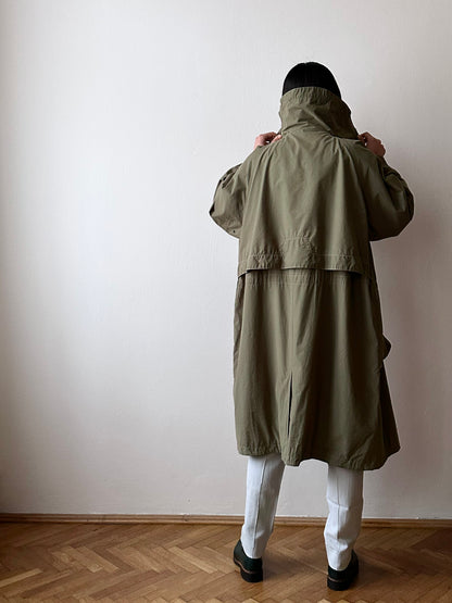 90s cotton/nylon coat