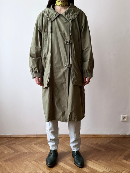 90s cotton/nylon coat