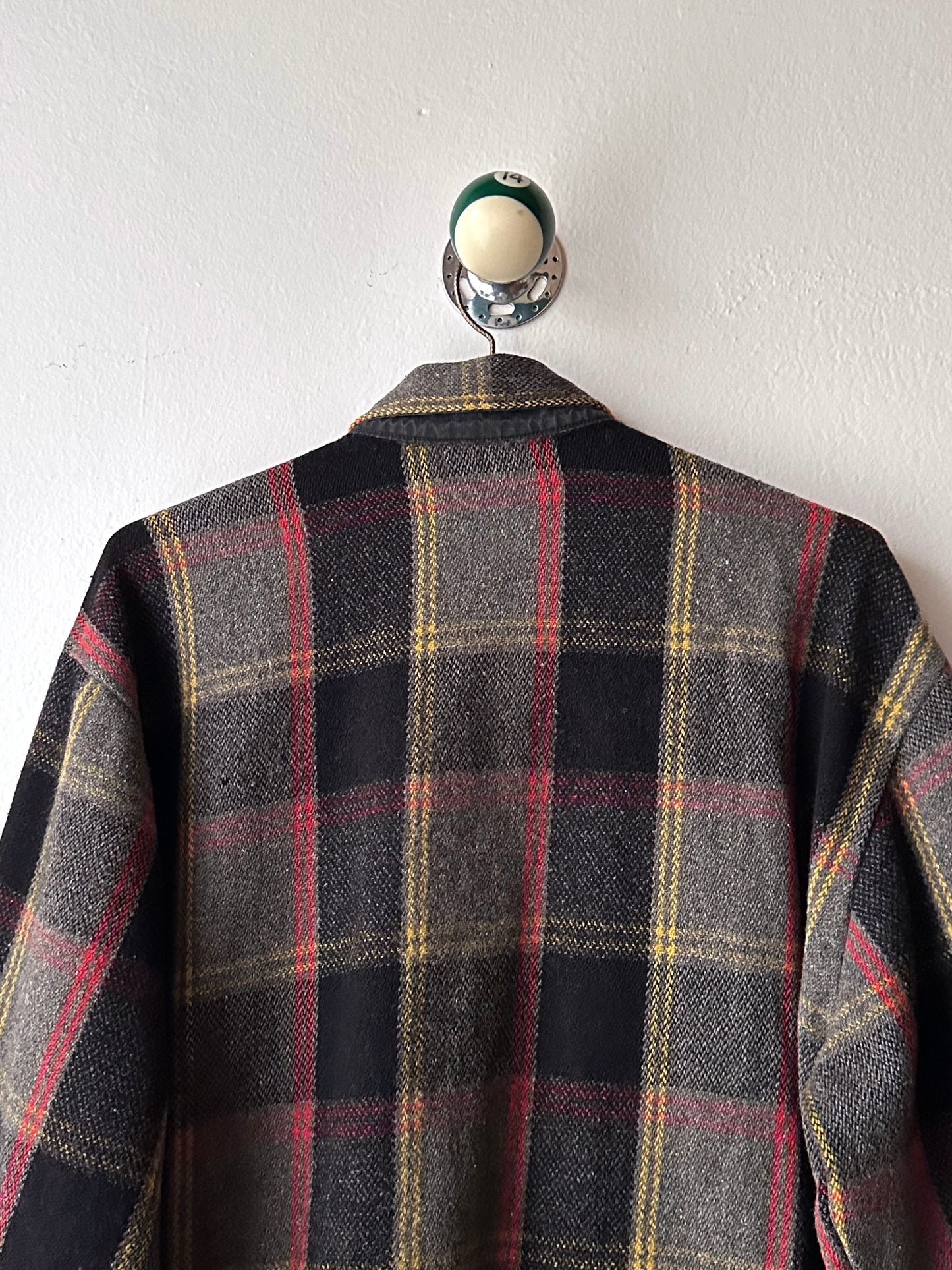 1970s wool check jacket